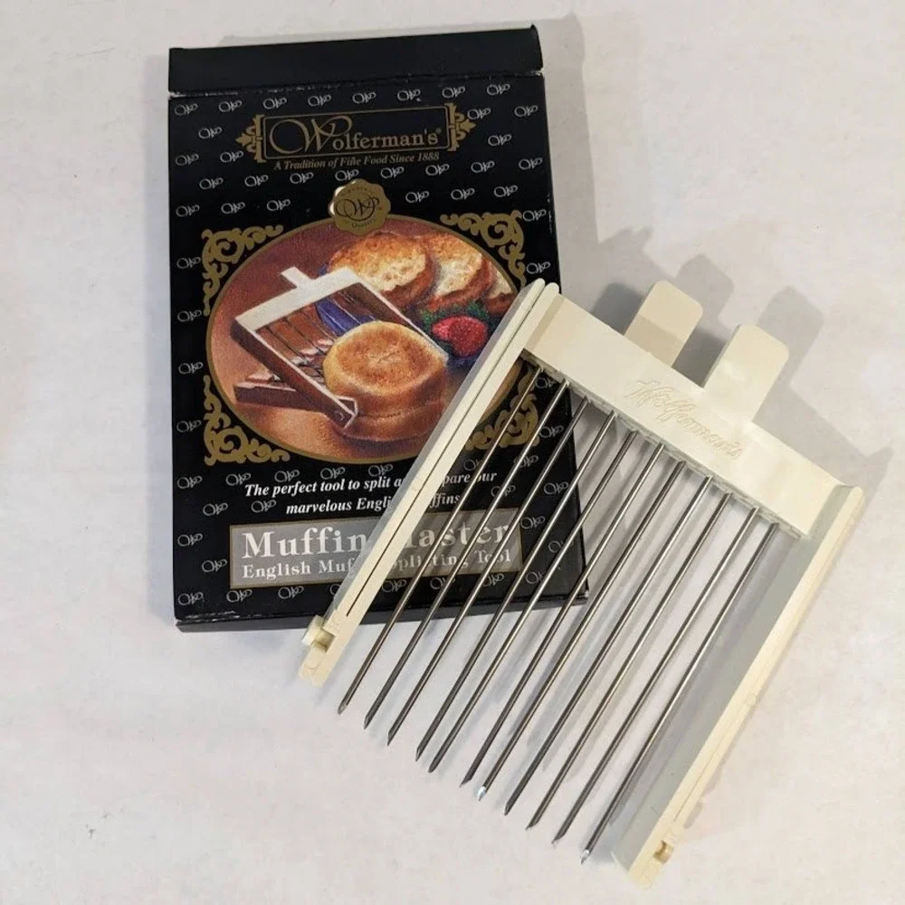 Vintage Wolferman's‎ Muffin Master English Muffin Splitting Tool Stainless Steel